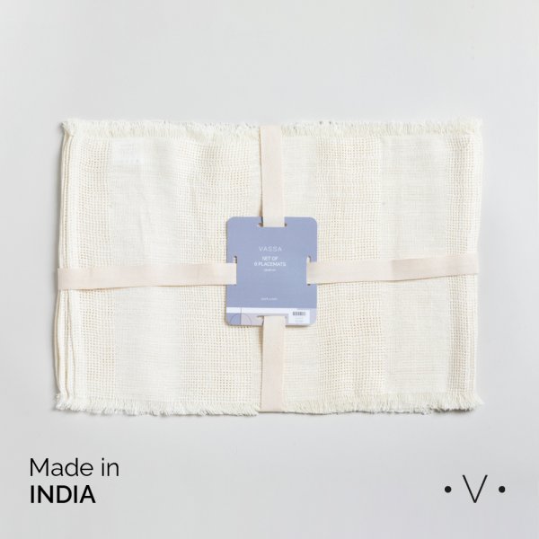 Set X 6 Individuales Rectangulares 33X48 Cm Vassa Home