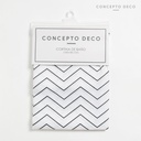 Cortina Tela Zigzag 180X180Cm