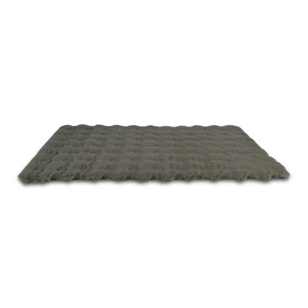 Alfombra 60X120Cm Lisa Con Globos Gris