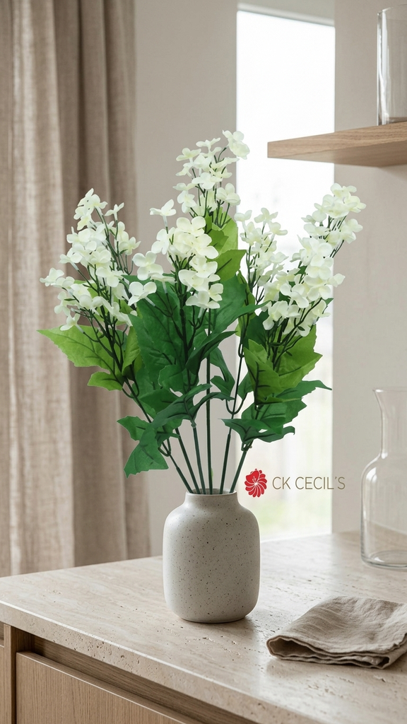 [4130109] Mini Daisy Bush X 11 X 53 Cm. Cream