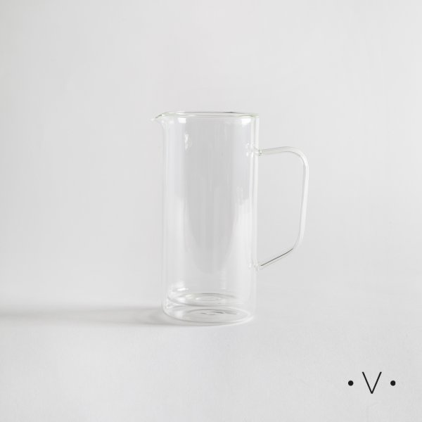 Jarra Doble Vidrio 1000 Ml Vassa Home