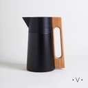 Jarra Termica Black Asa Madera 1500 Ml Vassa Home