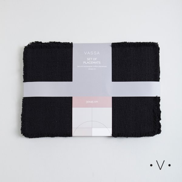 [4114807] Set X 6 Individuales 30X45 Cm Vassa Home