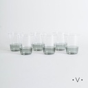 Set X 6 Vasos Altos Queens 450Ml Vassa Home