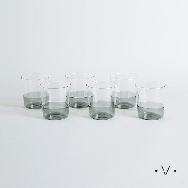Set X 6 Vasos Bajos Queens 340Ml Vassa Home