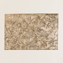 Individual Rectangular De Pvc Dorado 45X30 Cm