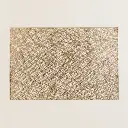 Individual Rectangular De Pvc Dorado 45X30 Cm