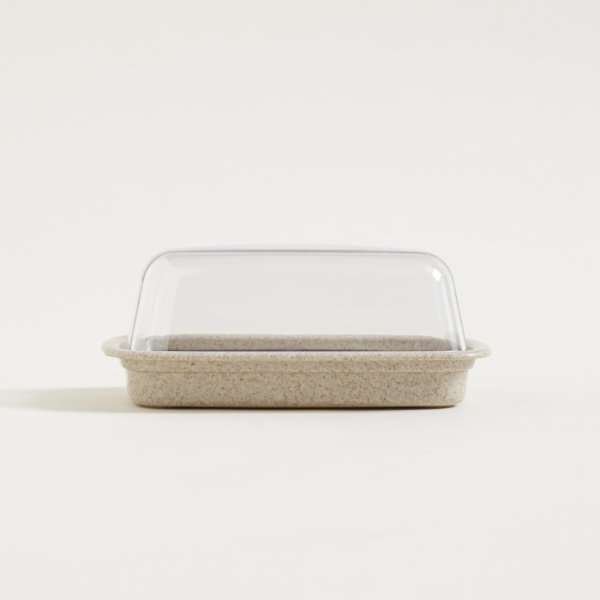 [4115002] Mantequera Base Fibra De Trigo Y Tapa De Acrilico