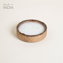 Vela Redonda Éclat Wood 12 Cm