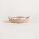 Vela Oval Con Base De Madera De Paulownia Leora 27