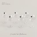 Set X 6 Copas De Cristal De Bohemia Anser 770 Ml