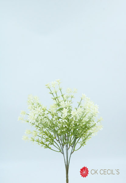 [413373] Star Flowers Bush X 5 X 30Cm White