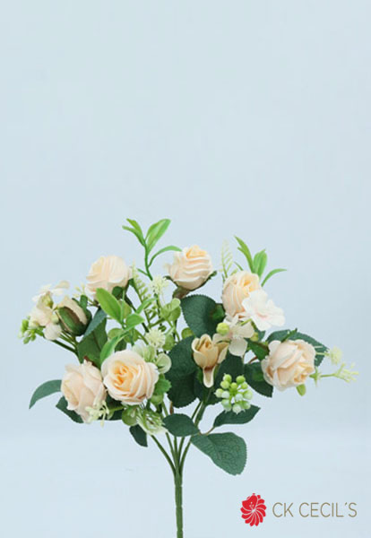 [413477] Mini Rose Mix X 5 X 30Cm Salmon