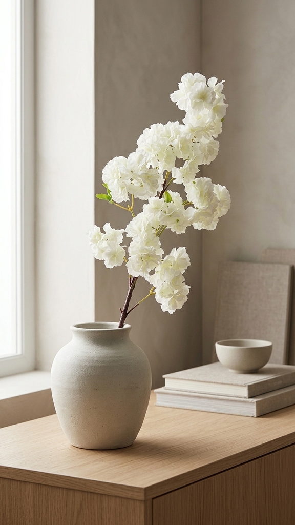 [413478] Peach Blossom X 80Fl X 97 Cm. White