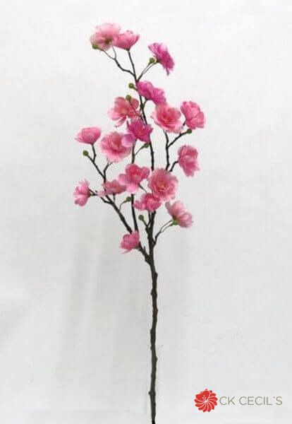 [413495] Cherry Blossom Spray 76Cm 2 Tone Pink