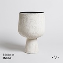 Tinaja Odisha Trama 28,5X18 Cm Vassa Home