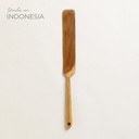 Espátula Alargada De Madera De Teca 32 Cm