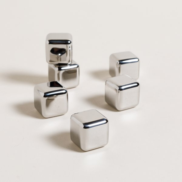 Set X 6 Hielos Reutilizables Acero