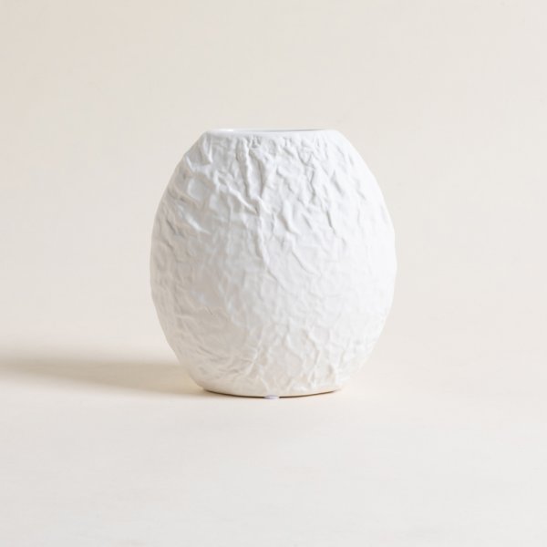 [4111337] Florero Redondo Marmari 17,5X15 Cm