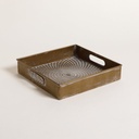 BANDEJA CUADRADA HURGADA 28 CM