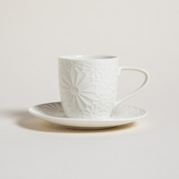 [4111373] Taza Con Plato Margarita 200 Ml