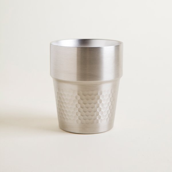 Vaso Térmico Doble Pared Martillé Con Borde 310 Ml