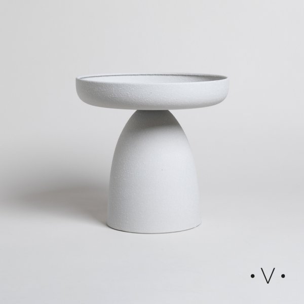 [4111398] Centro De Mesa Louth White 23,5X24,5 Cm Vassa Home