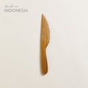 Cuchillo De Madera De Teca 19 Cm