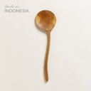 Cucharon Ondulado De Madera De Teca 30 Cm