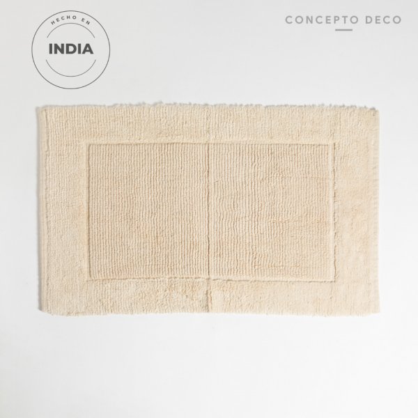 [1651144] Alfombra India Calcuta Crudo 50X80Cm