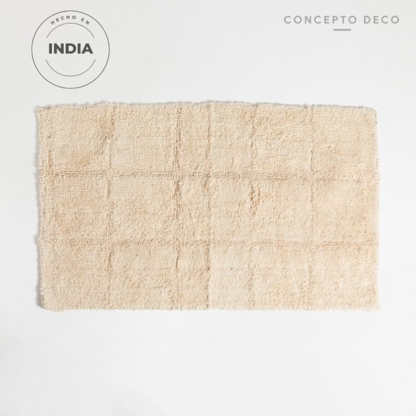 Alfombra India Bombay Crudo 50X80Cm