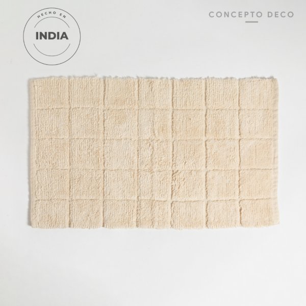 [1651146] Alfombra India Chennai Crudo 50X80Cm