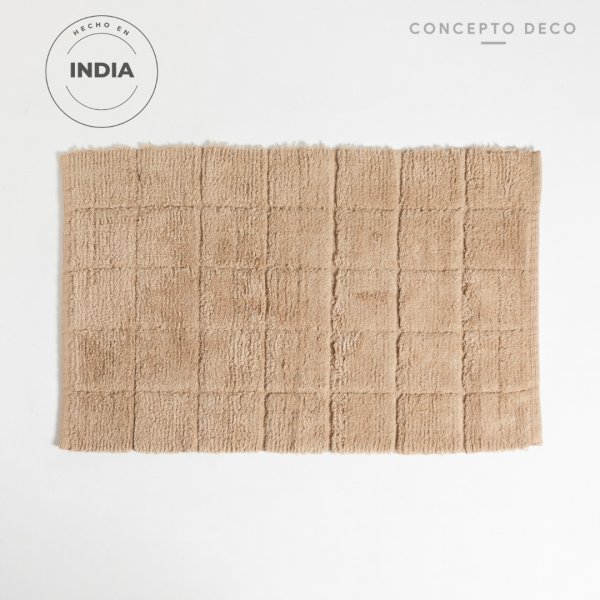 Alfombra India Chennai Beige Claro 50X80Cm