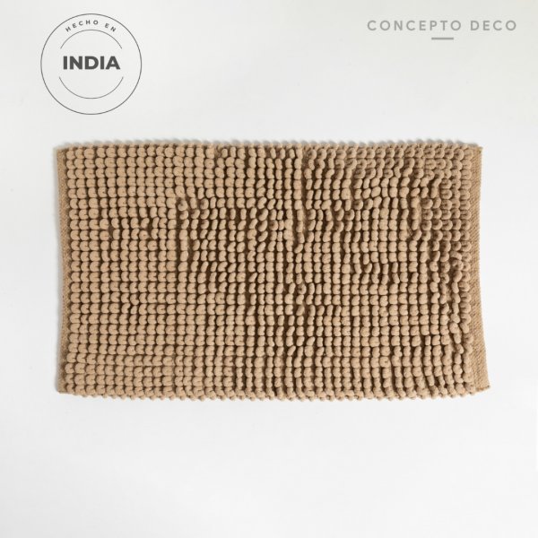 [1651154] Alfombra India Bucle Grande Beige Claro 50X80Cm