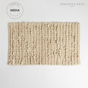 ALFOMBRA INDIA BUCLE CHICO CRUDO 50X80CM