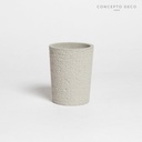 Portacepillo Cemento Roca Gris 9,5X6,5Cm