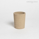 Portacepillo Cemento Roca Arena 9,5X6,5Cm