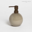 Dispenser Cerámica Craquelada Gris 16X7Cm