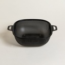 Colador Cuadrado Black Con Asas 26 Cm