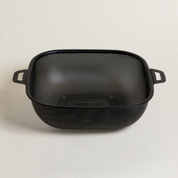 [4115045] Colador Cuadrado Black Con Asas 30 Cm