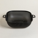 Colador Cuadrado Black Con Asas 30 Cm