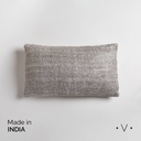 Almohadon Rectangular Kodra Gris 50X30 Cm Vassa Home
