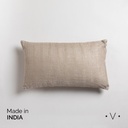 Almohadon Rectangular Bourke Beige 50X30 Cm Vassa Home