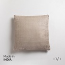 Almohadon Cuadrado Bourke Beige 40X40 Cm Vassa Home