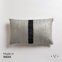 Almohadon Rectangular Bogan Grey 50X30 Cm Vassa Home