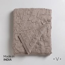 Manta Relief Knit Taupe 140X178 Cm Vassa Home