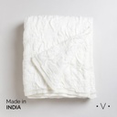 Manta Teddy Fleece Off White 140X178 Cm Vassa Home