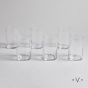 Set X 6 Vasos Altos Fedra 425 Ml Vassa Home