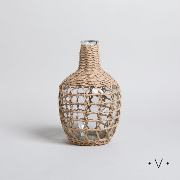 [4115116] Florero Botellón Nashik 30X19 Cm Vassa Home