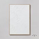 Cuadro Palm White 62X92 Cm  Vassa Home